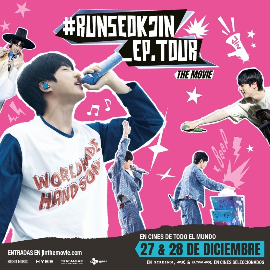 Cinépolis trae a México el estreno especial de #RUNSEOKJIN_EP.TOUR THE MOVIE