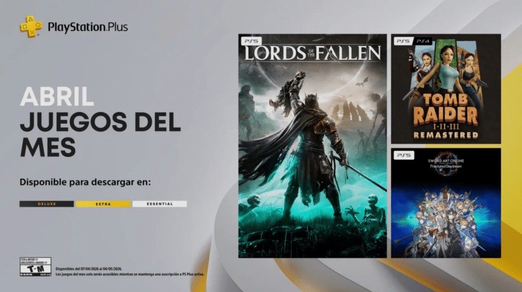 PlayStation
PlayStation Plus juegos 2026