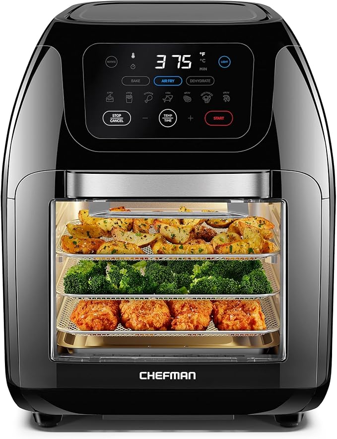 Chefman - Freidora digital multifuncional