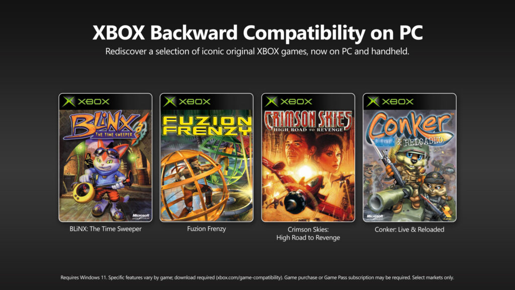 XBOX Backward Compatibility