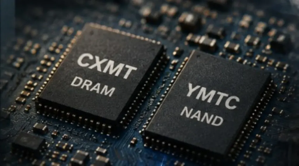 Chips de memoria CXMT DRAM y YMTC NAND, Apple