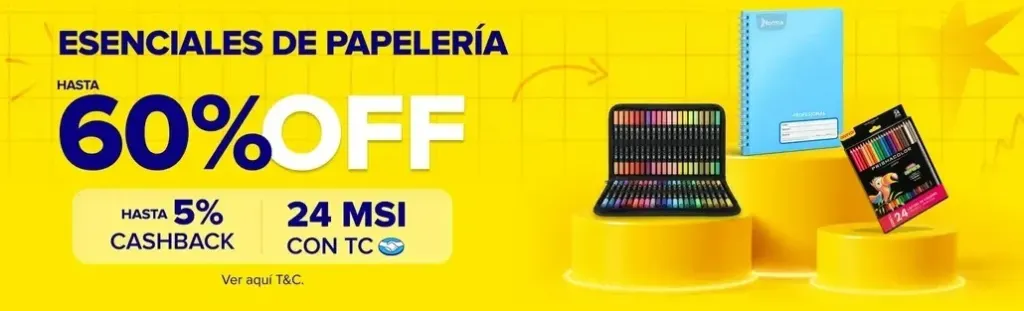 hasta 60% de descuento en mercado libre