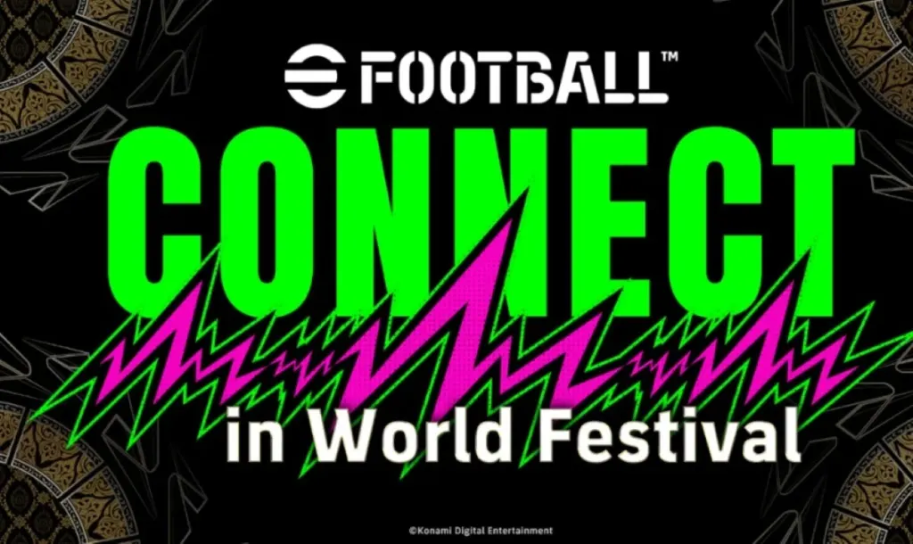 Logo del evento eFootball Connect in World Festival.