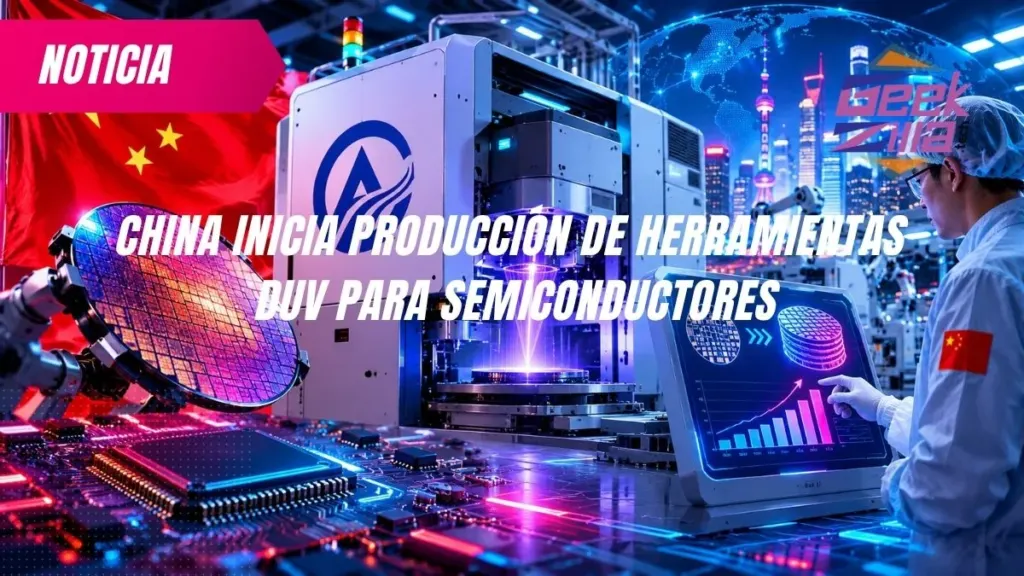 China DUV herramientas de litografía producción masiva