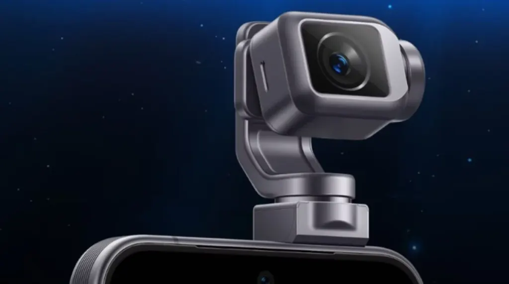 Cámara en brazo robótico del teléfono Honor Robot Phone.