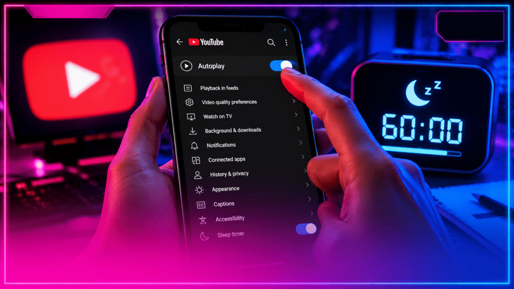 configuraciones de YouTube