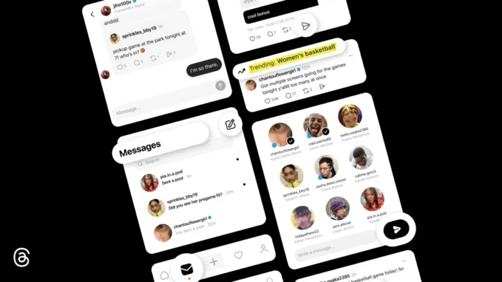 Meta AI llega a los mensajes directos de Threads