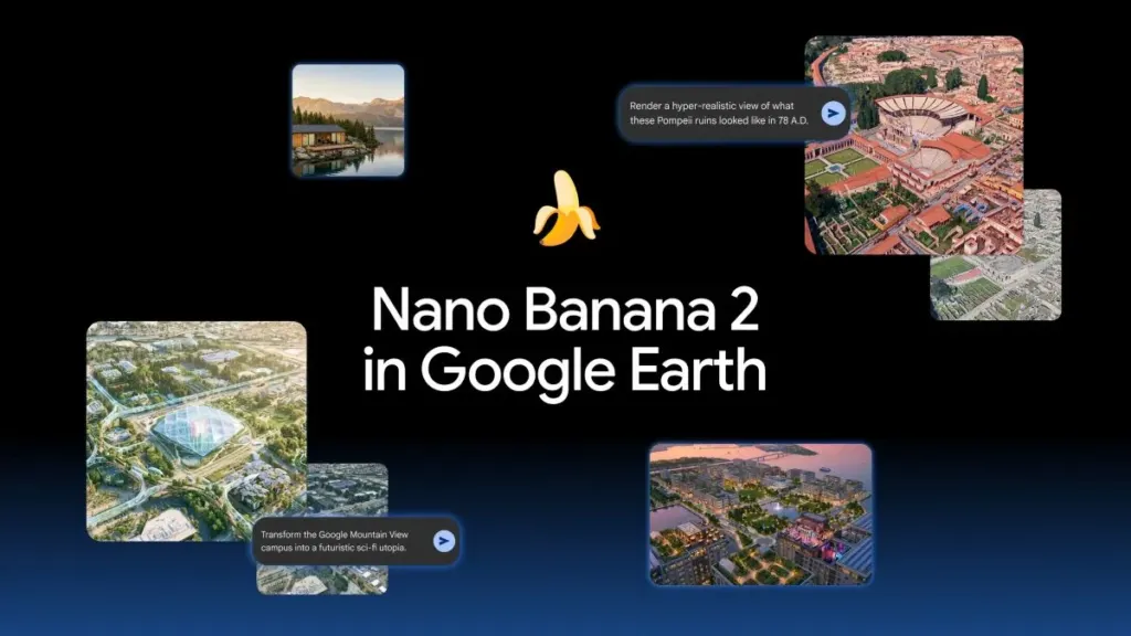 Nano Banana de Google Earth