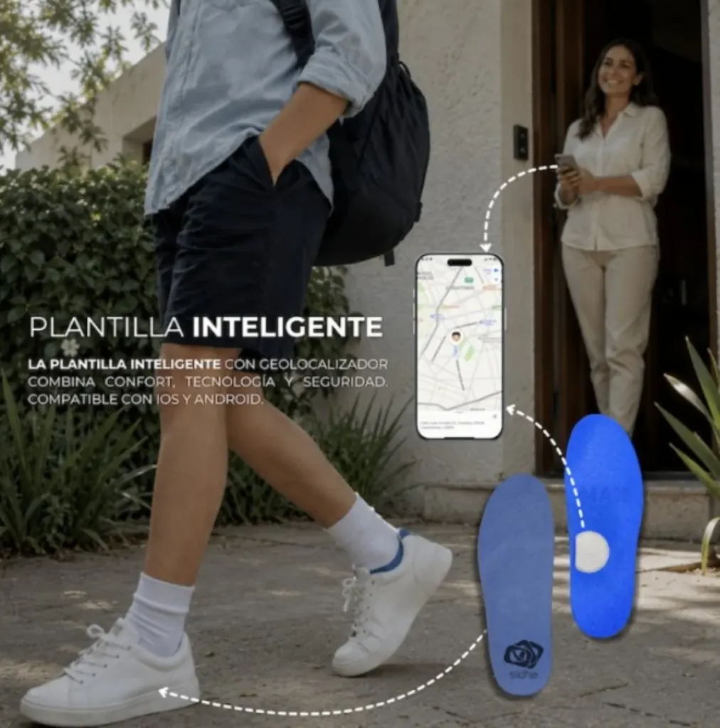 Plantilla inteligente con geolocalizador