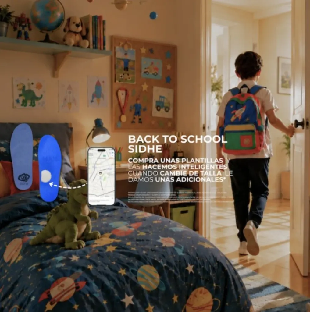 Plantillas inteligentes infantil Sidhe 3D