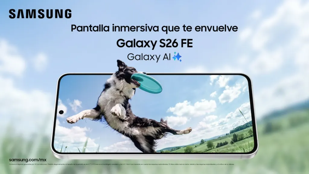 Samsung Galaxy S26 FE pantalla