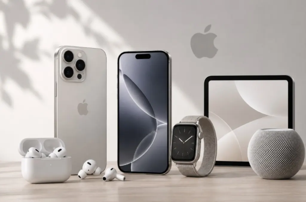 Conjunto de dispositivos Apple