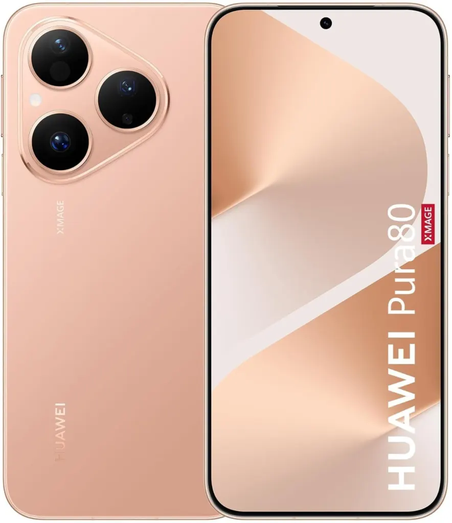 smartphone HUAWEI Pura 80 dorado