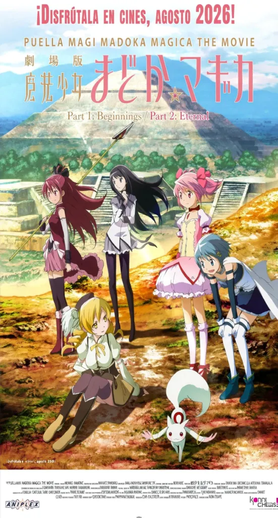 Madoka Magica Poster oficial en cines