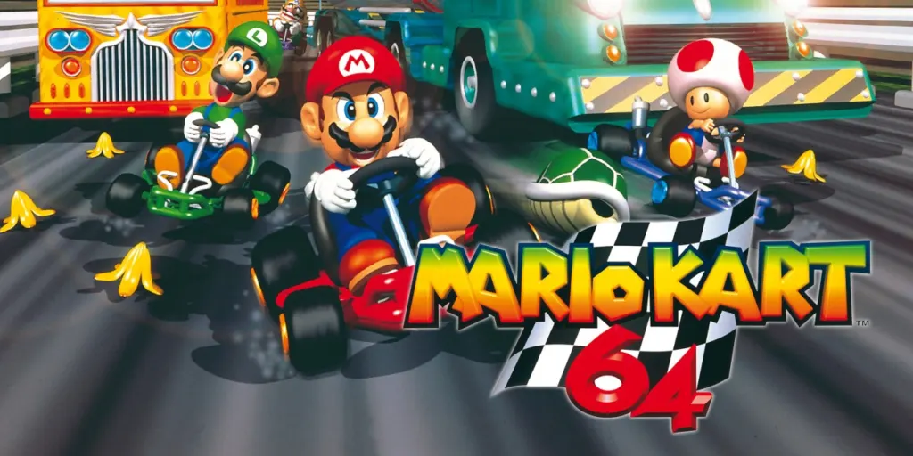 Mario Kart 64 - videojuegos retro