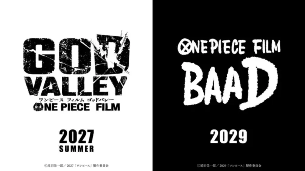 One Piece Film God Valley 2027 y Baad 2029