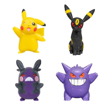 figuras con acabado Glitter 