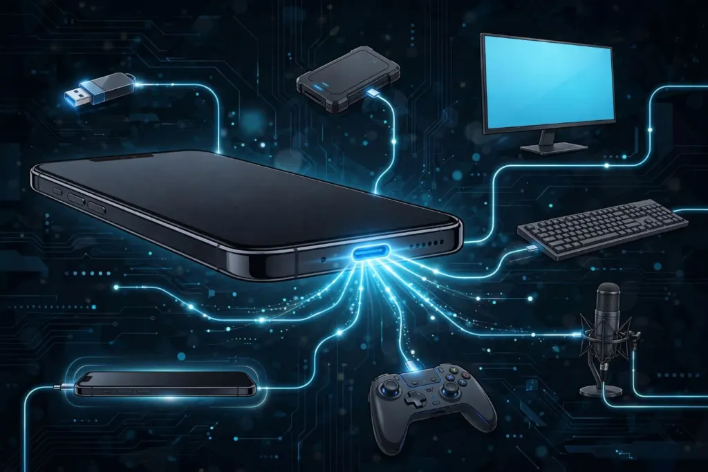 Puerto USB-C del celular: