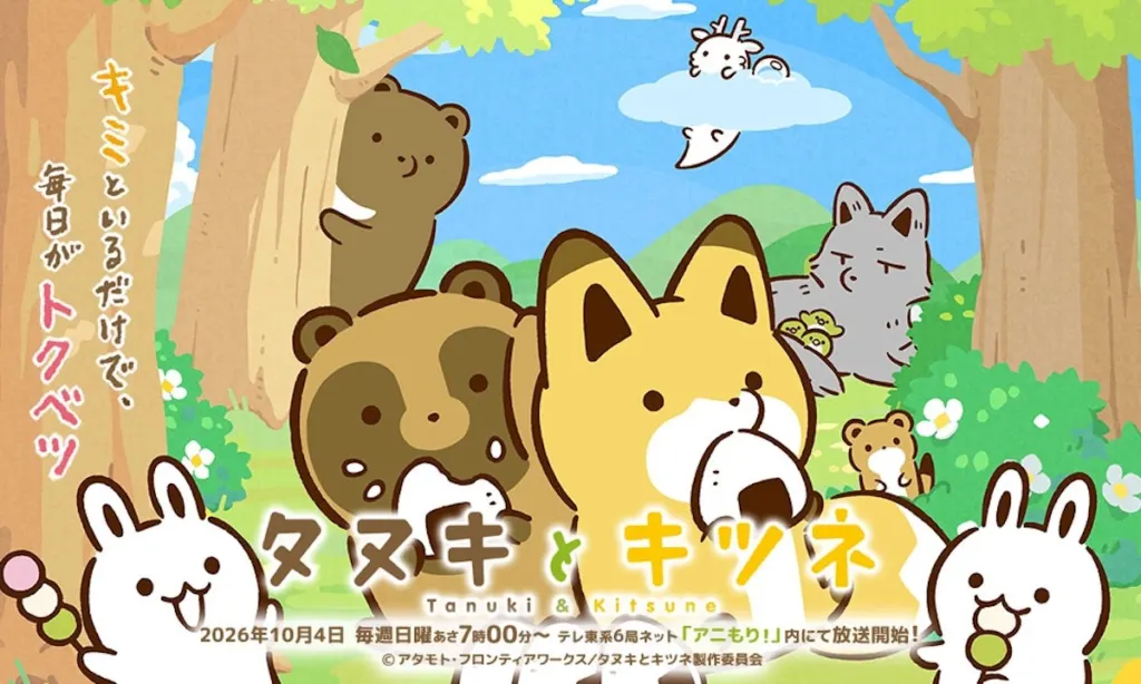Tanuki to Kitsune anime
