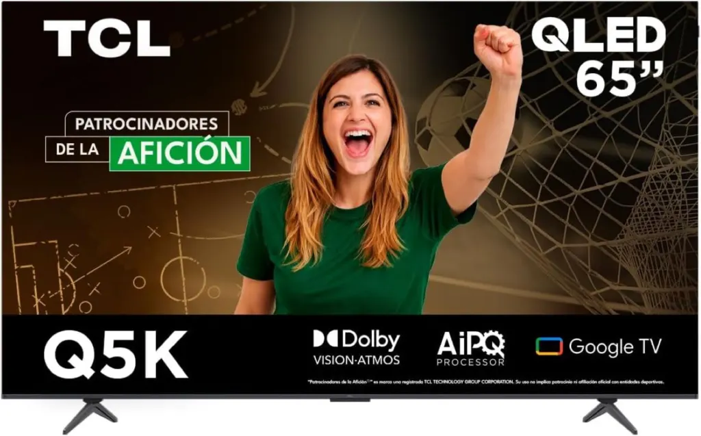 TCL Smart TV 65Q5K de 65 pulgadas