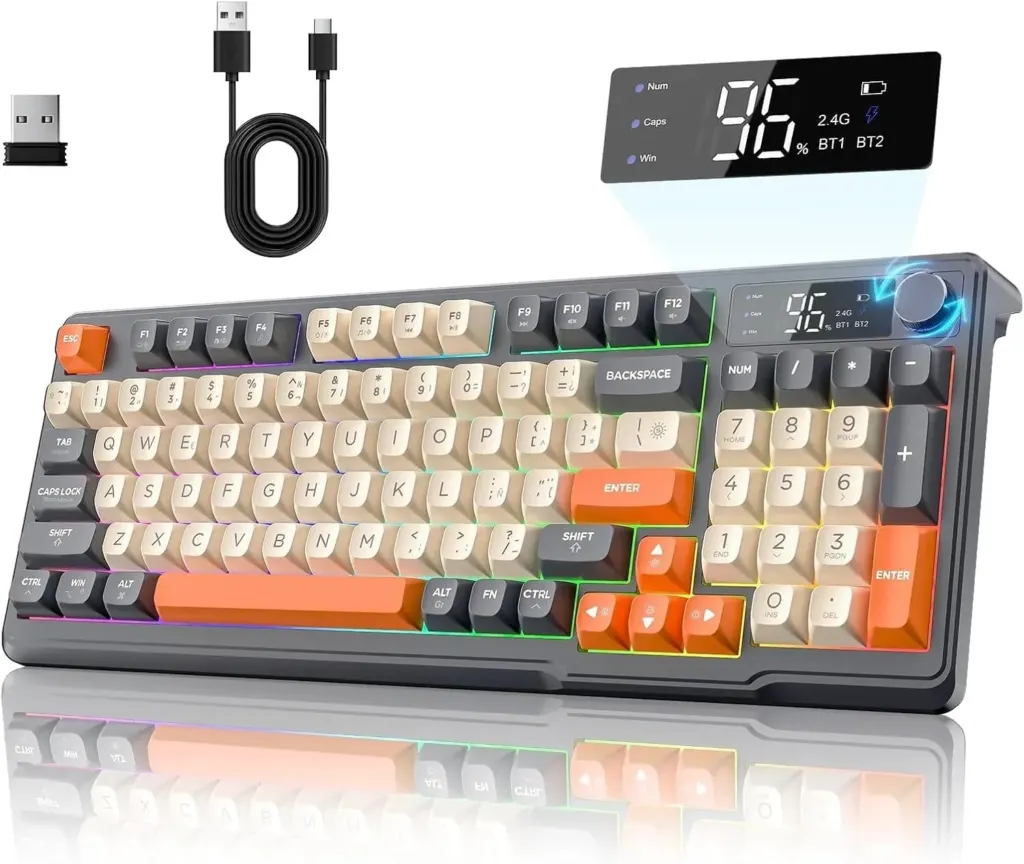 Teclado inalámbrico perfecto para llevar a cualquier lugar para estudiar 