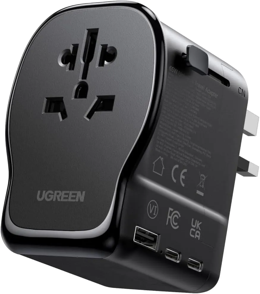 UGREEN 65W Adaptador Universal de Viaje