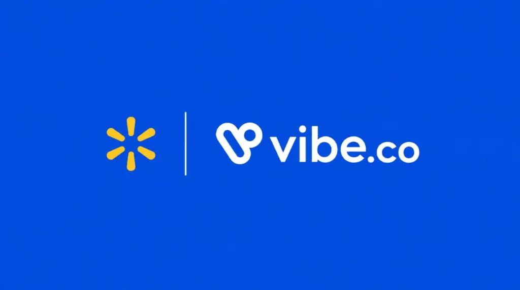 Logotipos de Walmart y Vibe.co