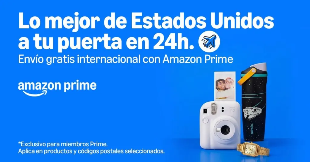 Envíos internacionales Amazon