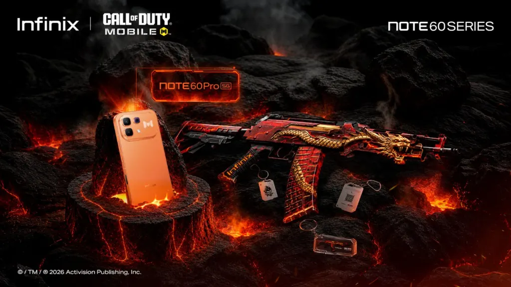 Infinix y Call of Duty: Mobile Crimson Dragon Rift