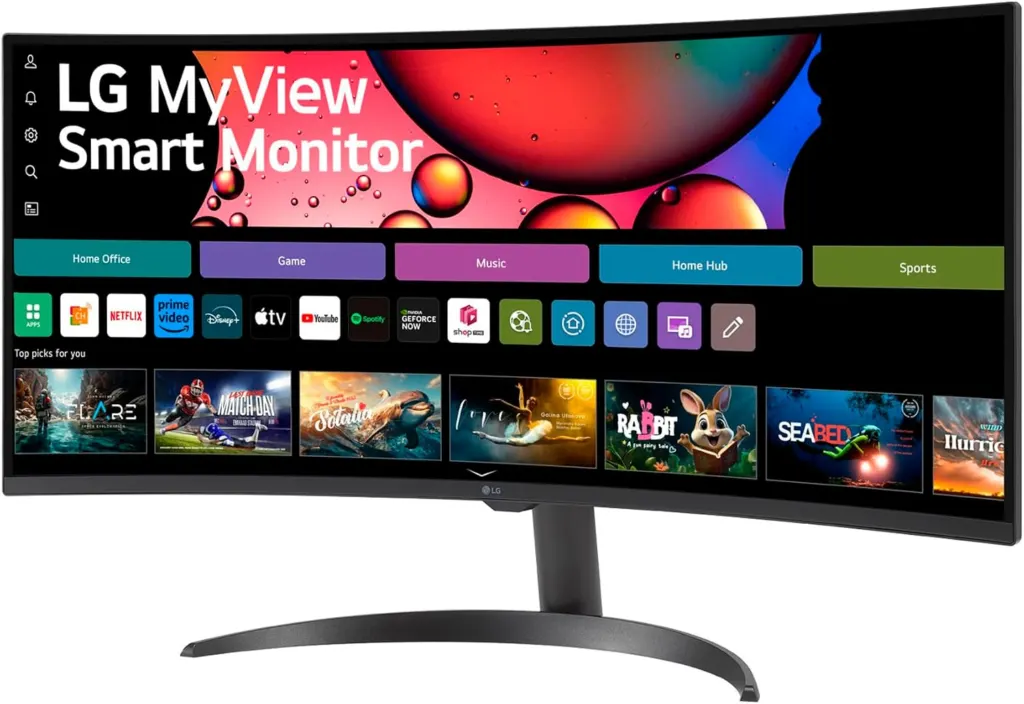 LG Monitor Curvo MyView Smart 34"