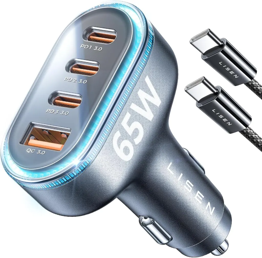 LISEN cargador gadgets para auto