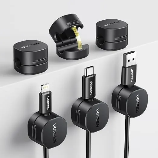 UGREEN Organizador de cables magnéticos de 6 piezas - Novedades para el hogar