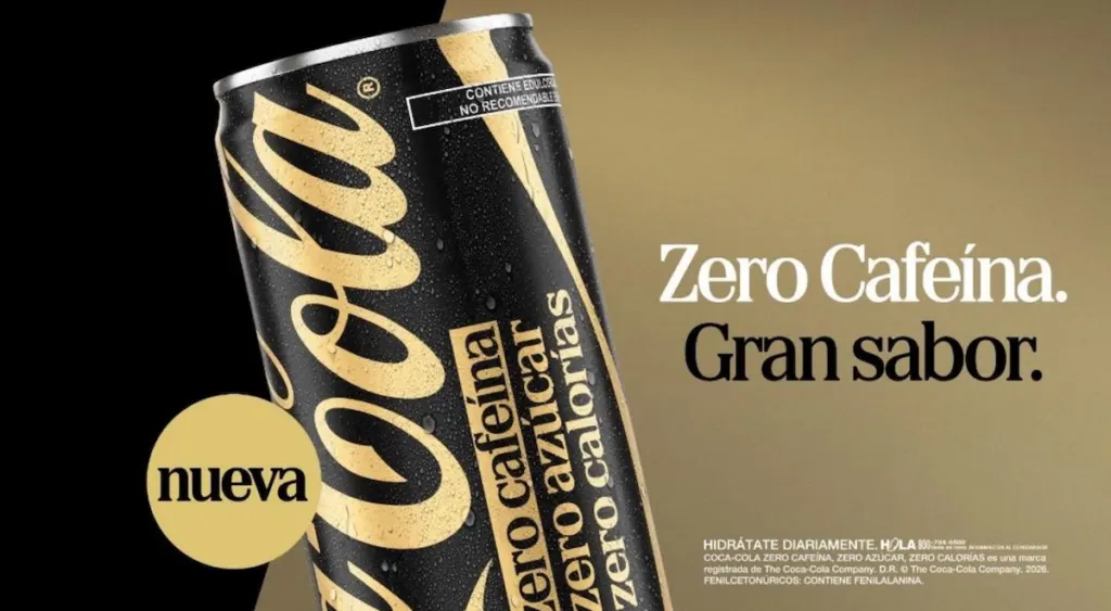 Coca-Cola Zero Sin Cafeína