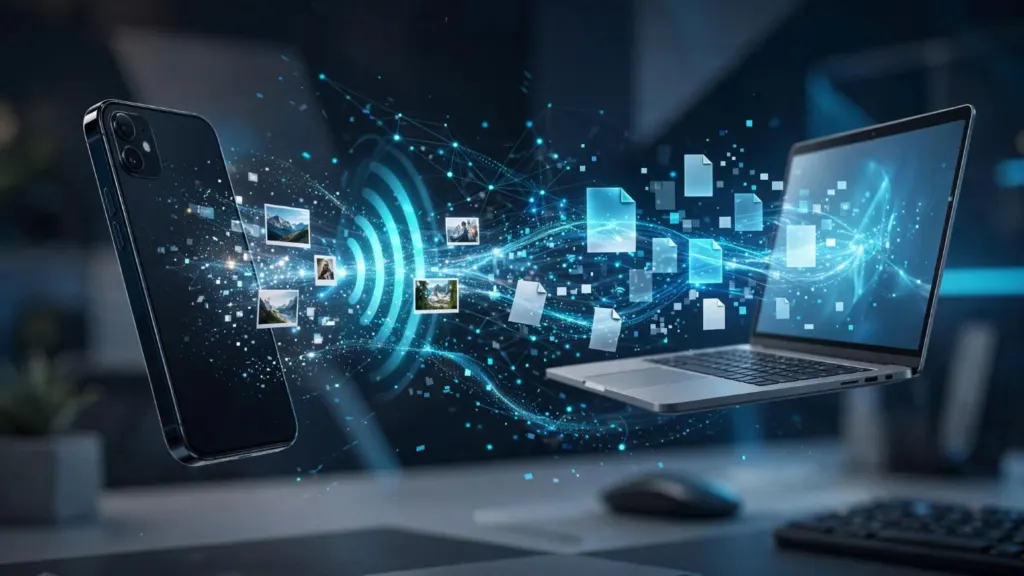 Compartir archivos entre celular y PC