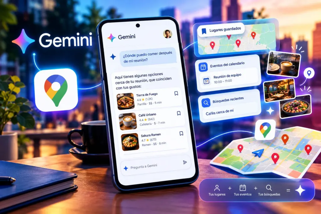 Gemini y Google Maps