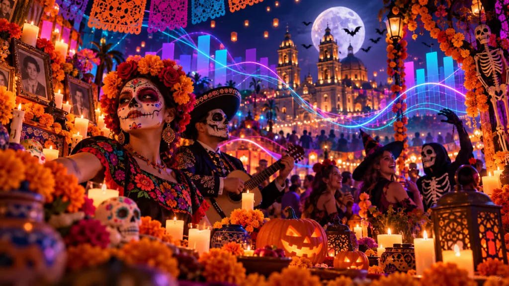 Halloween y día de muertos