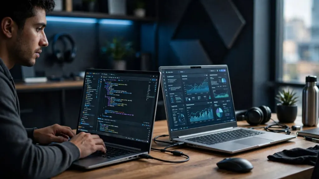 Cómo convertir una laptop en monitor secundario