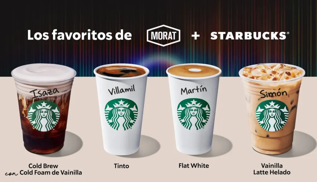 Starbucks y Morat