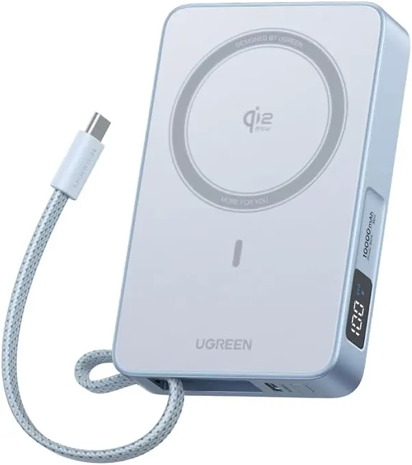 UGREEN MagFlow Qi2.2 25W de 10,000 mAh - mega oferta prime
